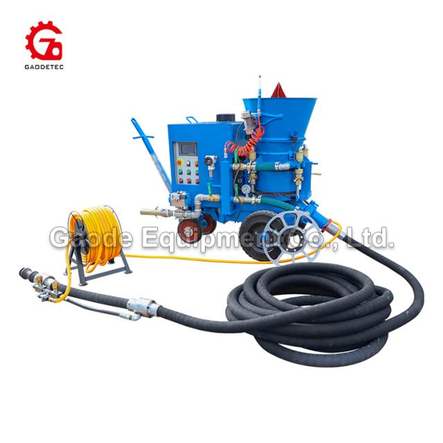 GAODETEC GZ-3ER/S 1.5-3m³/h Output Refractory Gunning Machine With Low Rebound & Dust